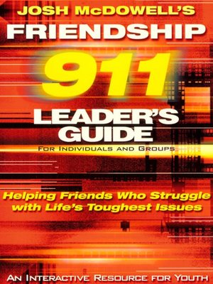 cover image of Friendship 911 Leader's Guide